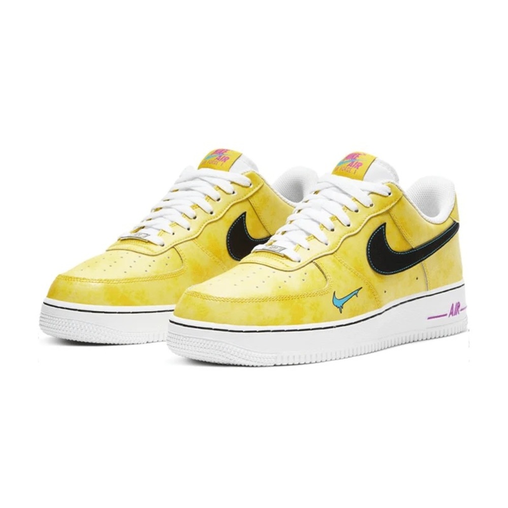 Nike Air Force 1 Low LV8 GS Peace Love and Basketball Youth 4.5 DC2799-700 New